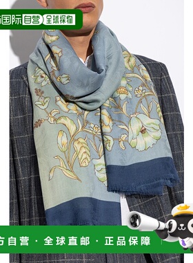 1h可退 ETRO 男士围巾 MATA0038AK810X0883 SS2025 蓝色 Floral m