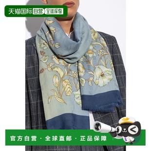 1h可退 ETRO 男士围巾 MATA0038AK810X0883 SS2025 蓝色 Floral m