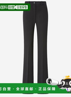 PINKO 女士休闲裤 105706A2R9Z99 AW2025 黑色 腰带环休闲裤