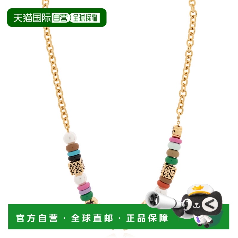 1h可退 COACH 女士项链 37527569GLD966 AW2025 黄色 Necklace wi