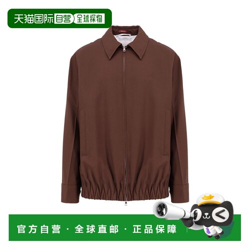 GUCCI 男士夹克 823645ZASGR2129 SS2025 棕色 Twill jacket