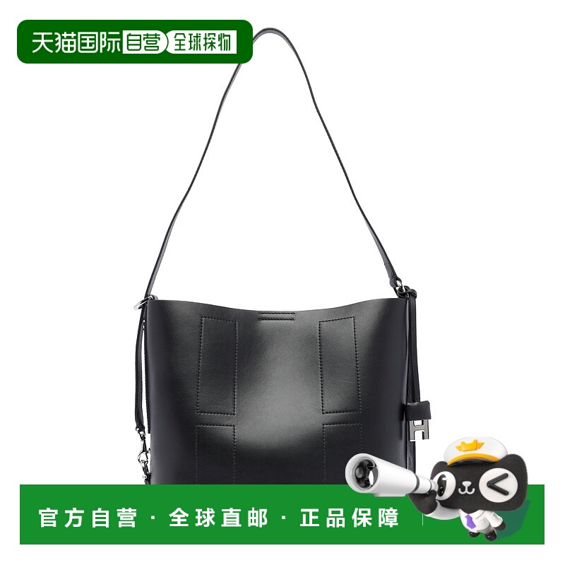 1h可退 HOGAN 女士斜挎包 KBW01RS0200TZPB999 SS2025 黑色