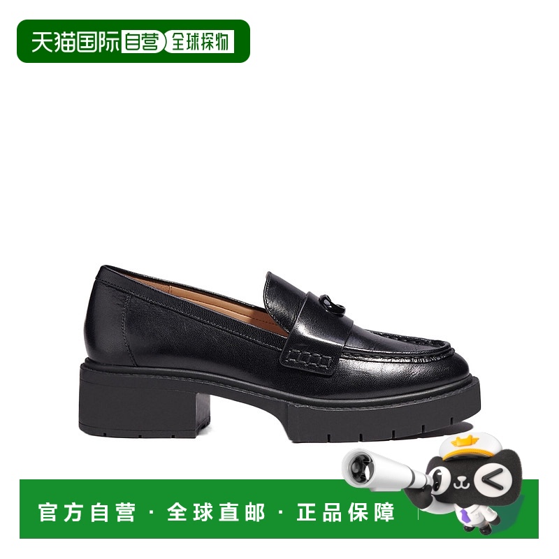 1h可退 COACH 女士休闲鞋 CB990BLK SS2024 黑色 厚底乐