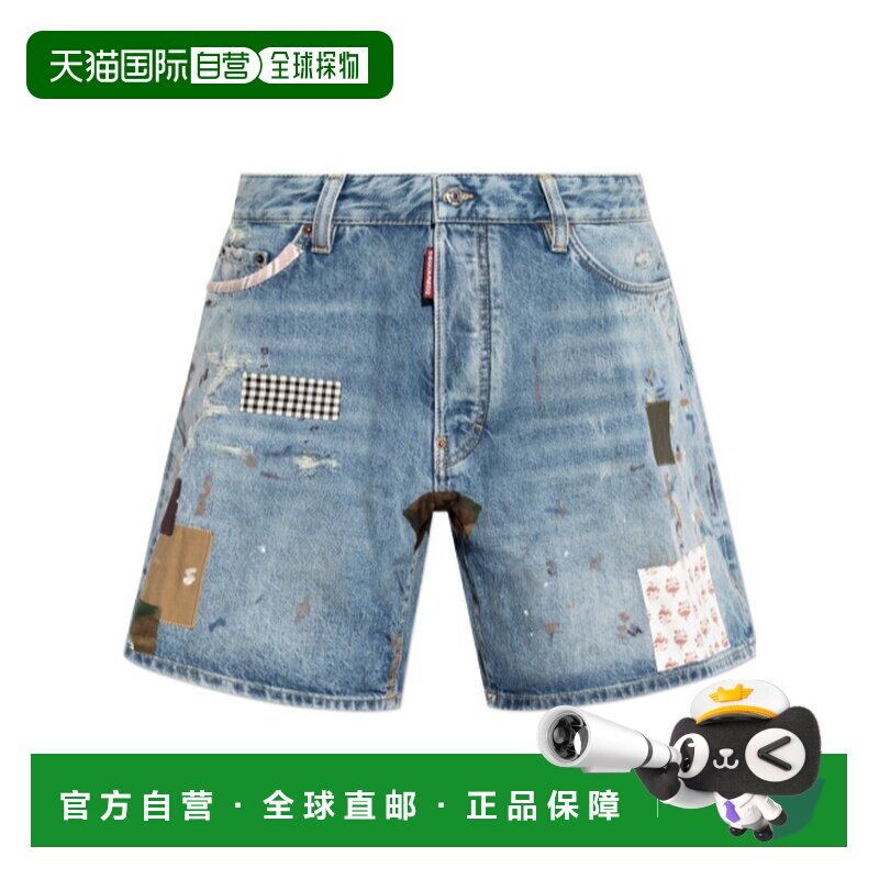 DSQUARED2 男士牛仔裤 SS2026 S71MU0882D30040470短裤图片