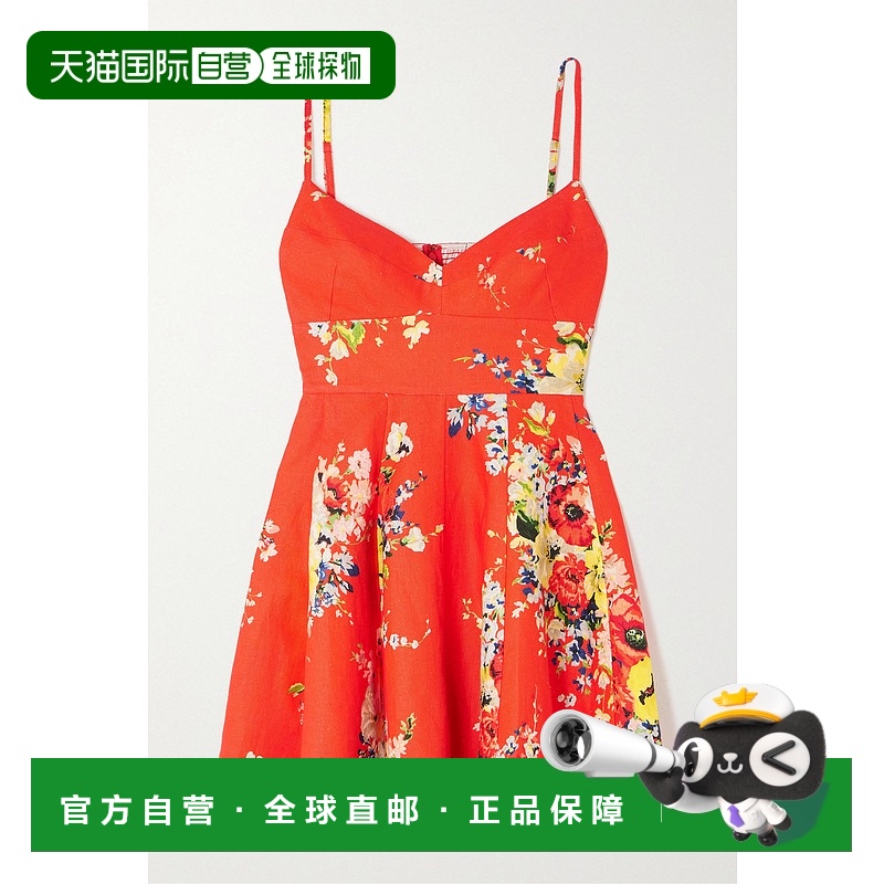 1小时内可退 潮奢 ZIMMERMANN 女士 短款连衣裙 8308DRS241CR24RE