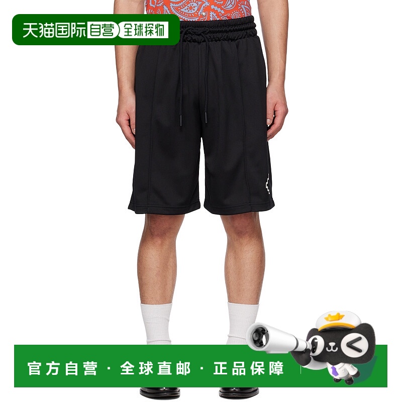 1h可退 潮奢 Marcelo Burlon 马克 布隆 男士 黑色 Tempera Cross