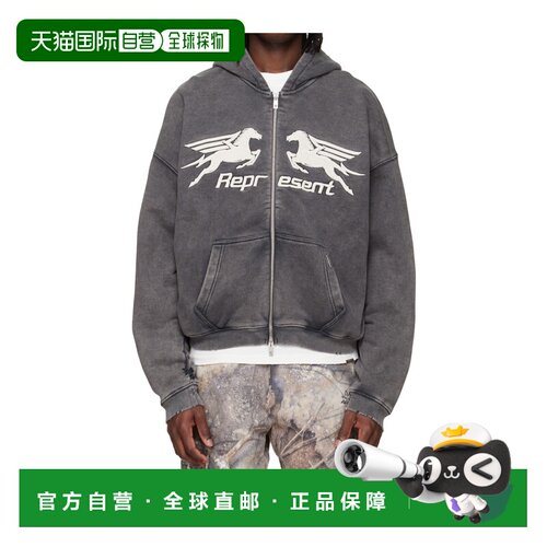 Represent 男士卫衣 MLM100687VINTAGEGREY SS2026 支付后1h可退
