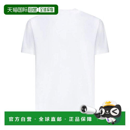 GIVENCHY 男士T恤 BM71NK3YRR100 AW2025 白色 LOGO PRINT REGULA
