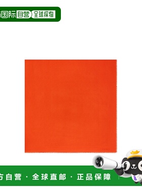 FENDI 女士围巾 FXT442AOIOF0TY3 SS2024 红色 FF正方形丝巾方巾