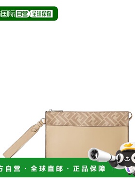 FENDI 男士手拿包 7VA491AV83F19VE AW2025 花色 CLUTCH SQUARED