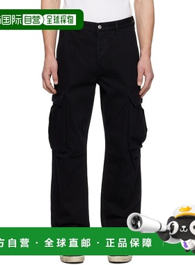 1h可退 潮奢 Ksubi 男士 黑色 Sott Fugitive 工装裤 MPS25PA003