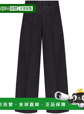 GIVENCHY 女士休闲裤 BW514V14FU067 CO 黑色阔腿裤西装裤