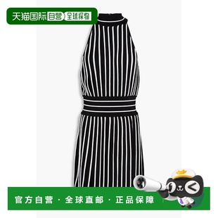 潮奢 褶裥条纹针织迷你连衣裙 Balmain 女士 WF1R3 巴尔曼 1h可退