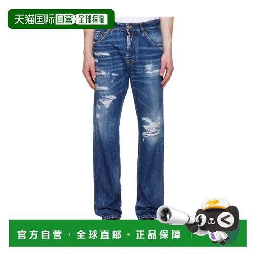 DSQUARED2 男士牛仔裤 S74LB1838D30011NAVYBLUE SS2026