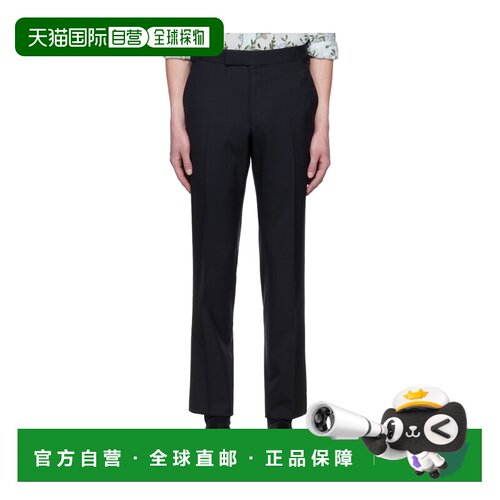 TOM FORD 男士正装裤 PLCR02WOS02HB740 SS2025 黑色