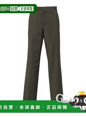 FENDI 男士休闲裤 FB0961ASCHF03NT-0 AW2024 绿色 Pants直筒裤