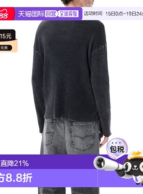 DIESEL 男士针织衫 A220130AKBQ900 SS2026 黑色