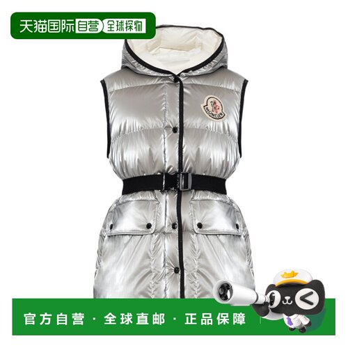 奢淘 Moncler 连帽绗缝羽绒背心 女 I20931A00053【付后1h可退】