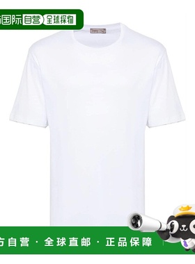 HERNO 男士T恤 JG00031UR520521000 AW2025 白色 Resort T-shirt