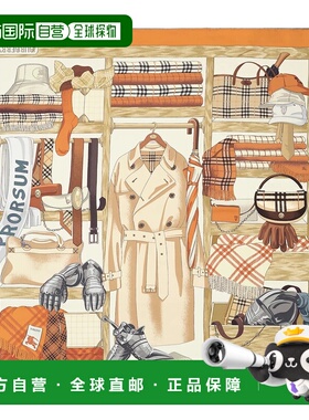 BURBERRY 女士围巾 8125643C5122 SS2026 橙色