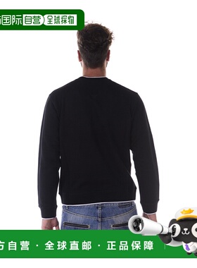 KENZO 男士针织毛衣 4MD5SW005NER99 SS2022 黑色印花 长袖套衫