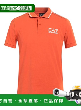 1h可退 潮奢 Ea7 男士 Polo衫 orange橙色 舒适时尚男装