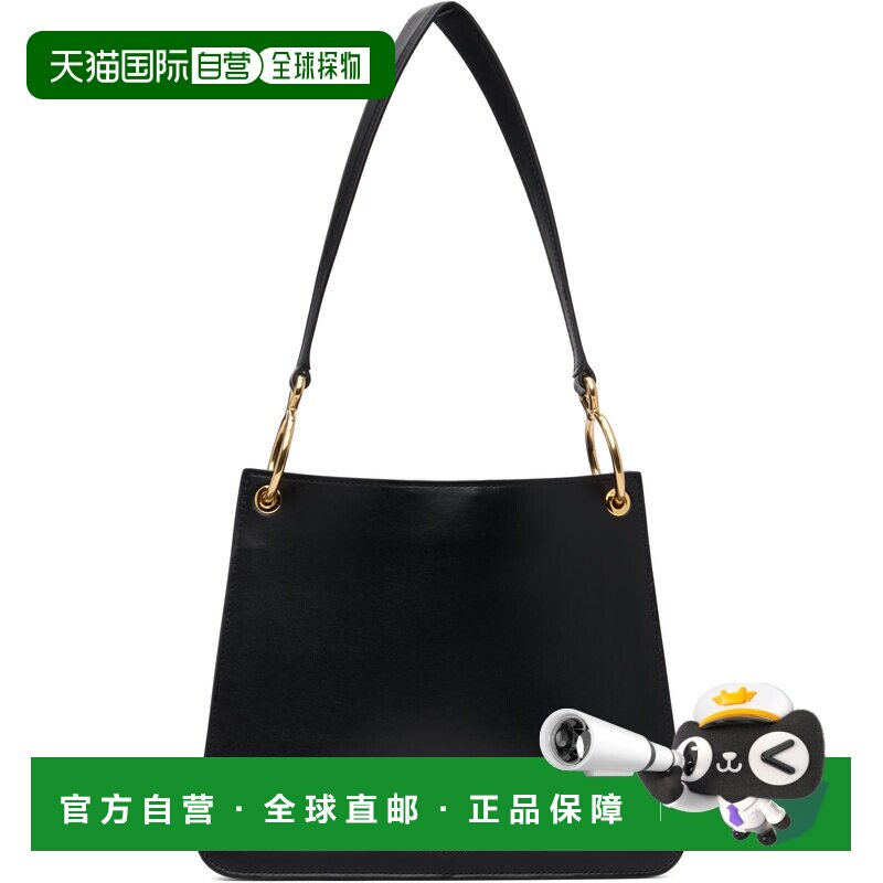 Jil Sander 吉尔 桑达 女士 黑色小号 Otto 单肩包 J08ZH0095P905