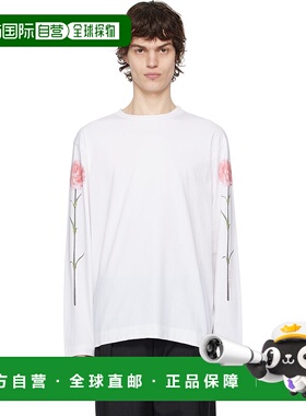 1h可退 潮奢 Simone Rocha 蒙娜 罗莎 男士 白色 Carnation Print