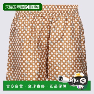 女士短裤 弹性腰短裤 2P7110487FYN8 棕色 AW2025 CELINE