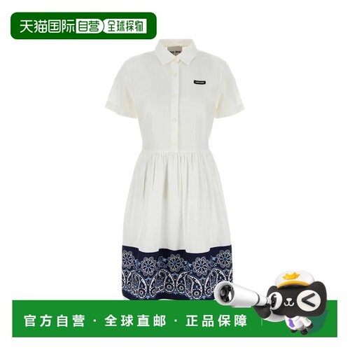 MIU MIU 女士连衣裙 MF5902SOOO17LZF0UB0 CO 白色 White cotton