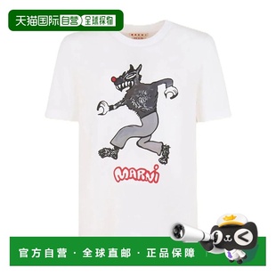 HUMU0198EPUSCY4501 AW2025 Shirt 男士 T恤 Marni MARNI 白色