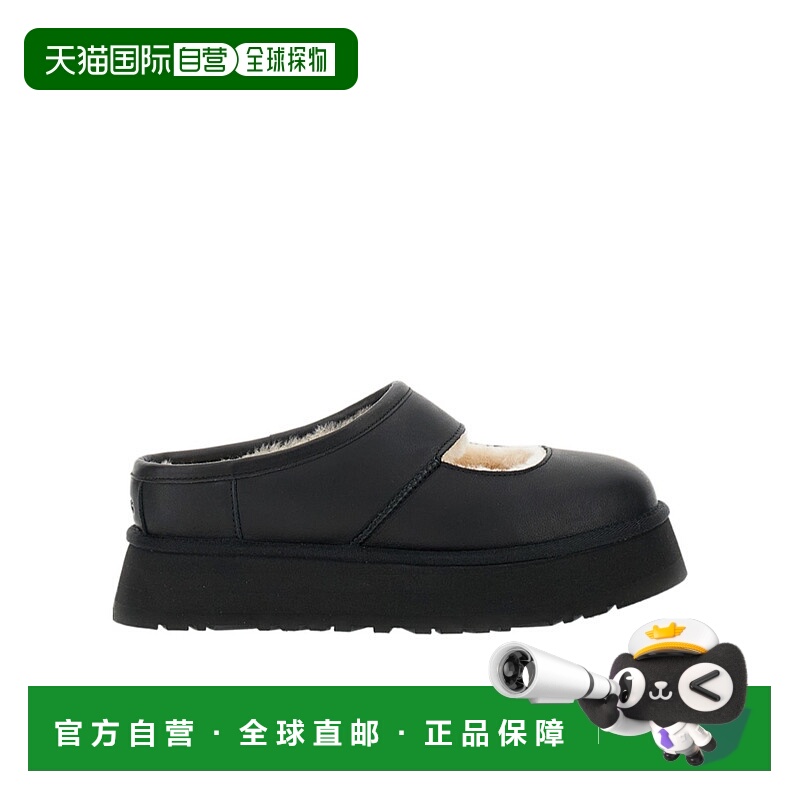 1h可退 UGG 女士拖鞋 1172871BLACK AW2025 黑色 圆头穆勒鞋