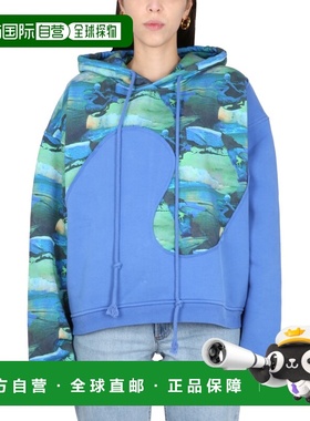 ERL 女士针织毛衣 ERL06T038GREEN SS2021 绿色 SWEATSHIRT WITH