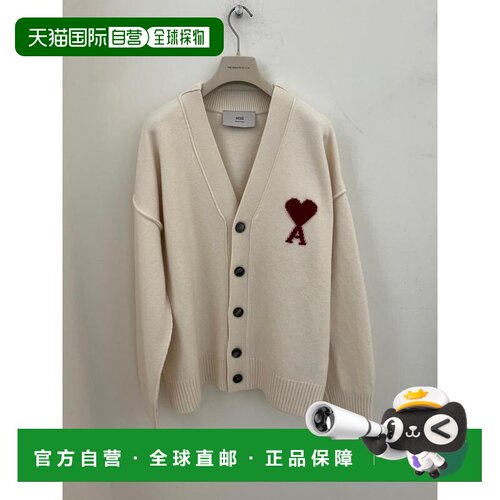 奢淘 Ami Paris 长袖开衫 男 UKC367018.男装 支付后1h可退