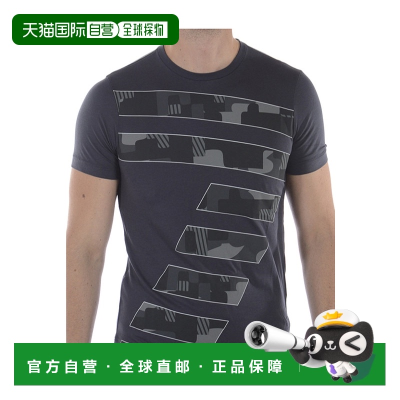1h可退 EA7 EMPORIO ARMANI 男士T恤 3ZPT88PJM9ZGREY SS2022短袖