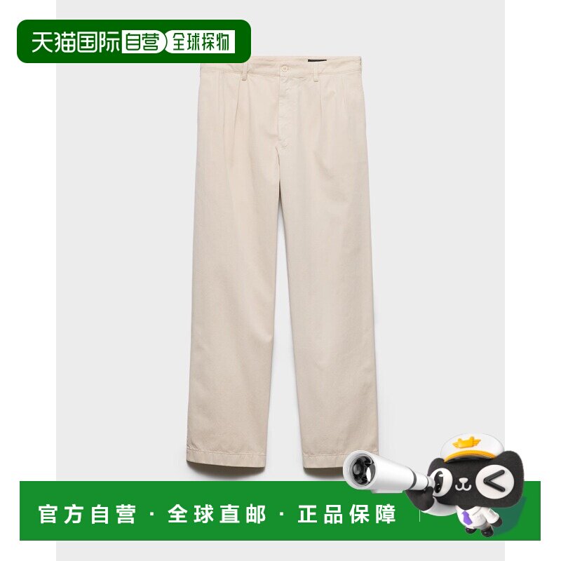 PRADA 男士休闲裤 UP0434192AF0036SOOO AW2026 浅棕色