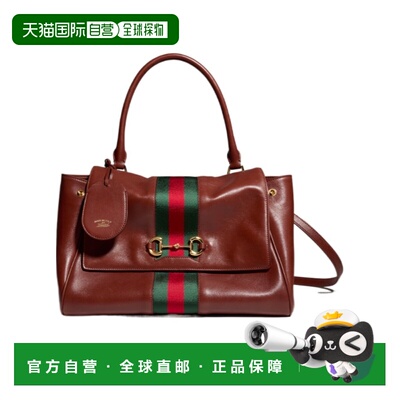 GUCCI 女士斜挎包 875018AAGIQ2243 AW2026 棕色 Paparazzo 中号