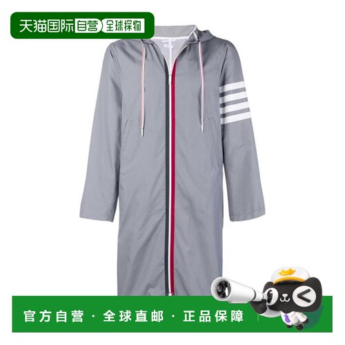 1h可退 奢淘 Thom Browne 经典条纹连帽风衣 男 MOT028A04429外套