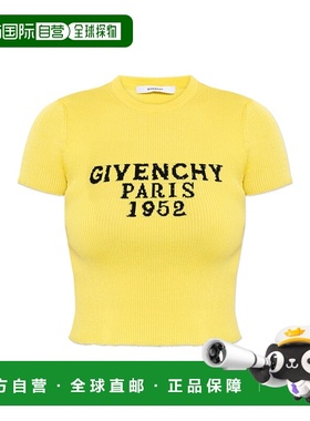 GIVENCHY 女士T恤 BW61H14ZSK725 AW2025 黄色 Fitted cut top