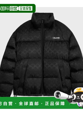 CELINE 男士夹克 2W31A795W38NO AW2025 黑色 Triomphe puffer ja
