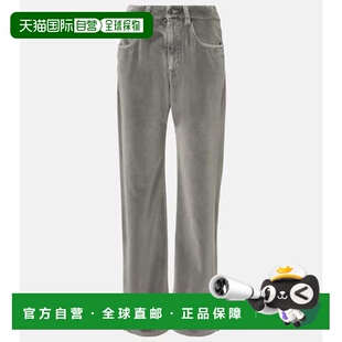 潮奢 Brunello Cucinelli 布内罗 古奇拉利 女士 天鹅绒直筒长裤