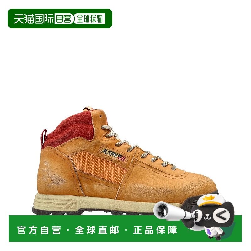 AUTRY 女士靴子 HBMWSF02PEACHDUSKY AW2025 棕色 ALGA MID WORN-