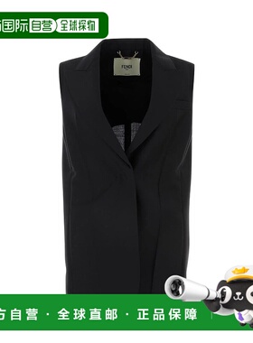 FENDI 女士西服 FT5990S9AF0GME-14 SS2024 黑色 Fendi Jackets A
