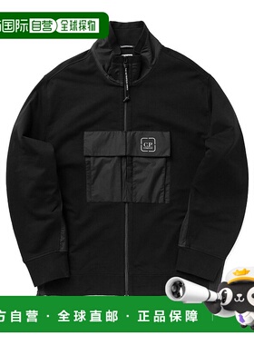 1h可退 潮奢 C.P. Company 男士 黑色弹力棉质卫衣 18CLSS012A006