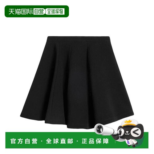 Ami Paris 女士半身裙 FSK111WV00450013 SS2024 黑色a字裙伞裙