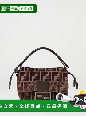FENDI 女士单肩包 8BS105AT14F0L1B AW2025 棕色 Mamma Baguette