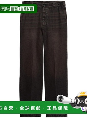 PRADA 男士休闲裤 GEP272S182142DF0631BROWN SS2025牛仔裤直筒裤