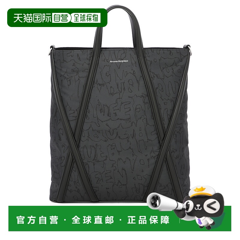 1h可退 ALEXANDER MCQUEEN 男士手提包 7747671AAQ01000-0斜挎包