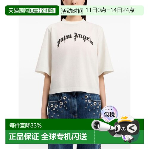 PALM ANGELS 女士T恤 PWAA079S26JER0040310 SS2026