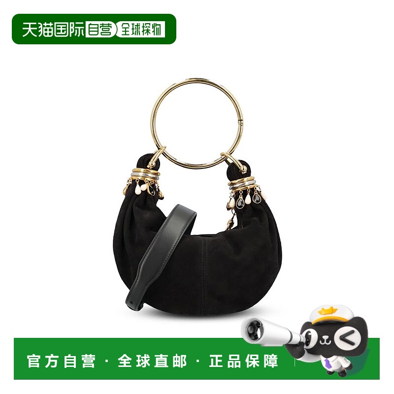 1h可退 CHLOÉ 女士手提包 CH25AS623Q06001AI25 AW2025 黑色